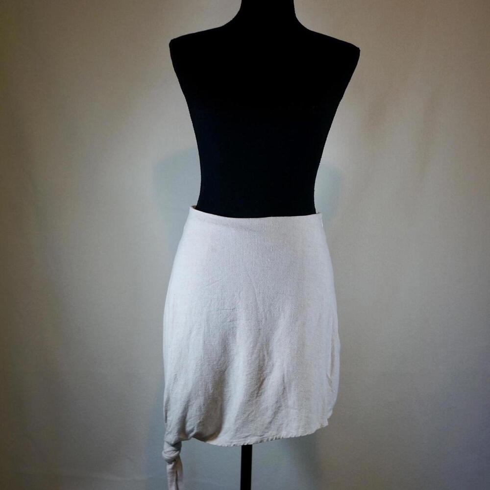 4th & Reckless Women's Cream Linen Skirt